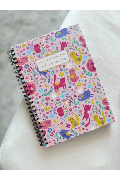 A5 Notebook - Meadow Cats